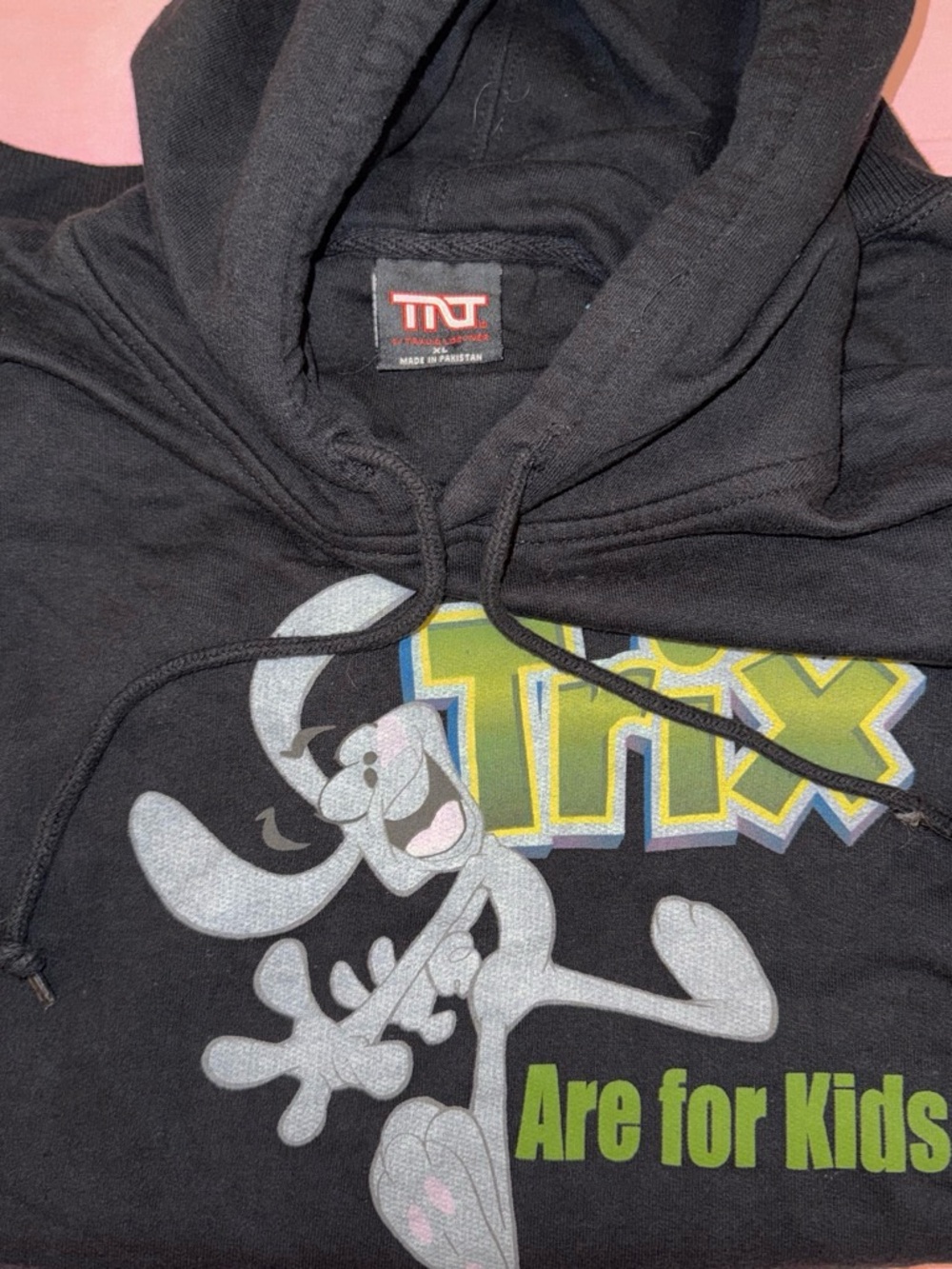 black vintage Y2K "Trix Are for Kids" pullover hoodie